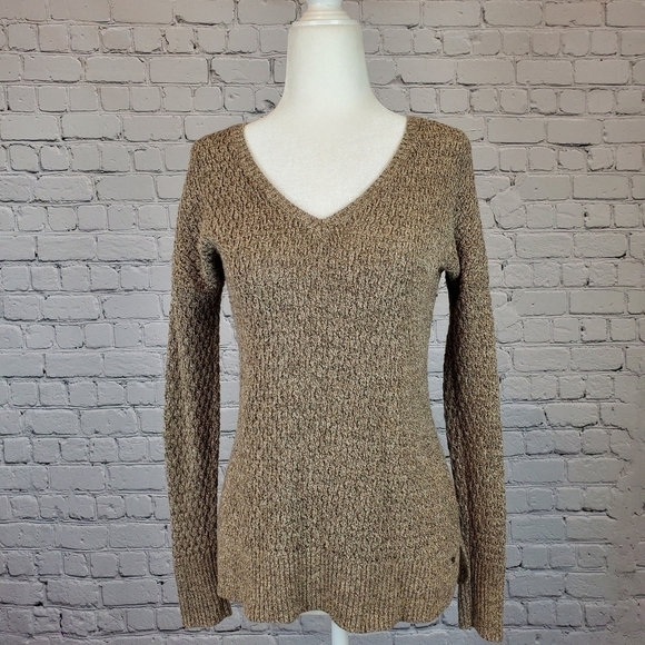 𝅺AMERICAN Eagle Cable Knit Sweater sz XS - Picture 5 of 11